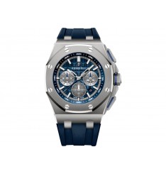 Audemars Piguet Royal Oak Offshore Chronograph Automatic Azul Dial Reloj para hombre 26480TI.OO.A027CA.01