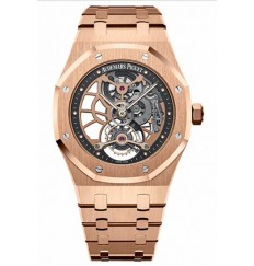 Audemars Piguet Royal Oak Tourbillon Extra - Thin Openworked oro rosa Reloj