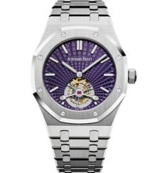 Audemars Piguet Royal Oak Ultra Thin Tourbillon Inox Acero Plum Evolutive Reloj 26522ST.OO.1220ST.01