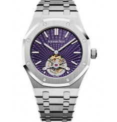 Audemars Piguet Royal Oak Ultra Thin Tourbillon Inox Acero Plum Evolutive Reloj 26522ST.OO.1220ST.01