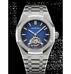 Audemars Piguet Royal Oak Ultra Thin Tourbillon Titanium/Ahumado Azul Evoltive/Yoshida 26522TI.OO.1220TI.01