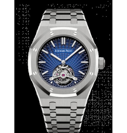 Audemars Piguet Royal Oak Ultra Thin Tourbillon Titanium/Ahumado Azul Evoltive/Yoshida 26522TI.OO.1220TI.01