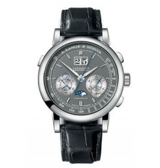 A.Lange & Sohne Datograph Perpetual Oro blanco con Gris Dial 410.038