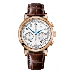 A.Lange & Sohne 1815 414.032 Chronograph oro rosado Negra Pulsometer