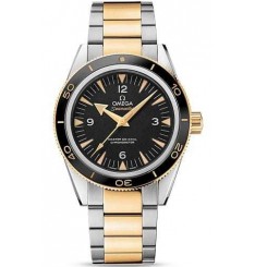 Omega Seamaster 300 Master Co-axial 41mm esfera negra on Two Tone Bracelet 233.20.41.21.01.002