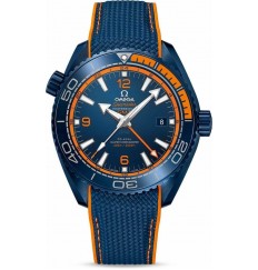 Omega Seamaster Planet Ocean 600M Co-Axial Master Chronometer GMT Big azul 215.92.46.22.03.001