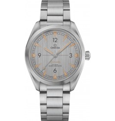 Omega Seamaster Railmaster Co-Axial Master Chronometer 40mm esfera gris en pulsera 220.10.40.20.06.001