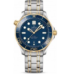 Omega Seamaster Diver 300M Co-Axial Master Chronometer Acero Oro amarillo 210.20.42.20.03.001