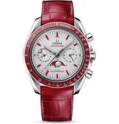 Omega Speedmaster Moonwatch Master Cronómetro Fase lunar Platino 304.93.44.52.99.002