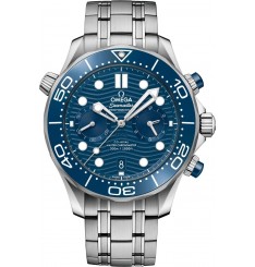 Omega Seamaster Diver 300m Master Chronometer Cronógrafo 44mm Esfera Azul 210.30.44.51.03.001